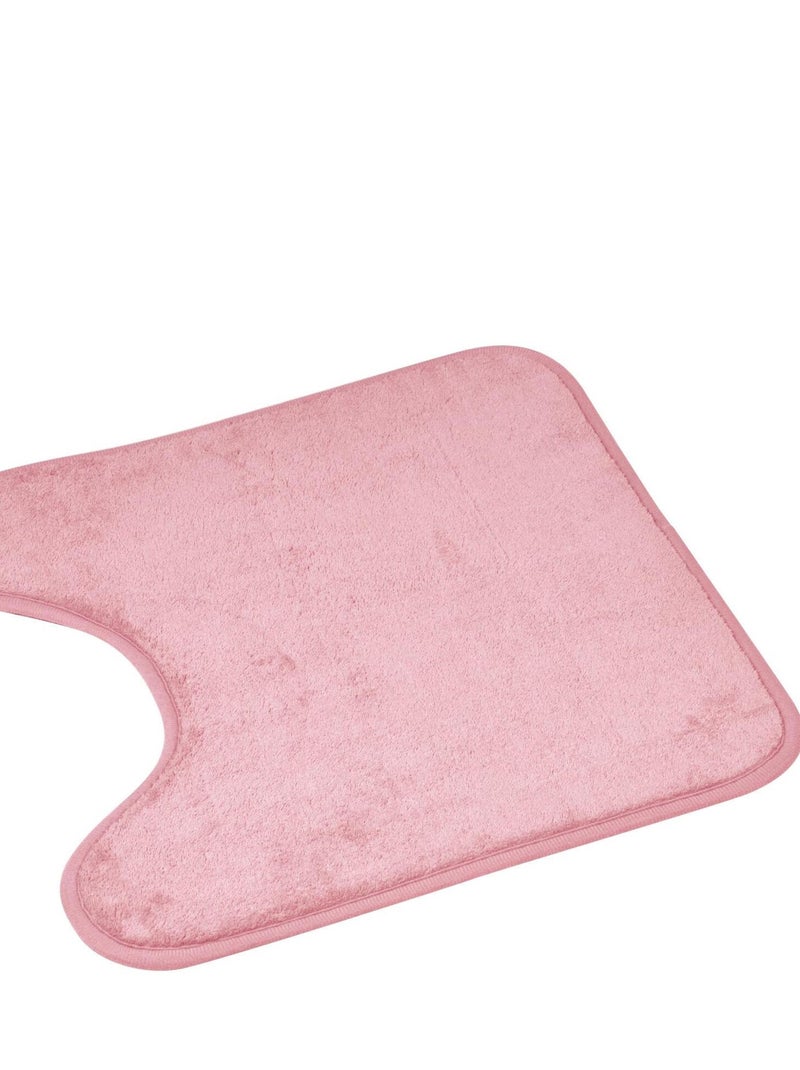 Tapis contour de WC vitamines uni Rose - Kiabi