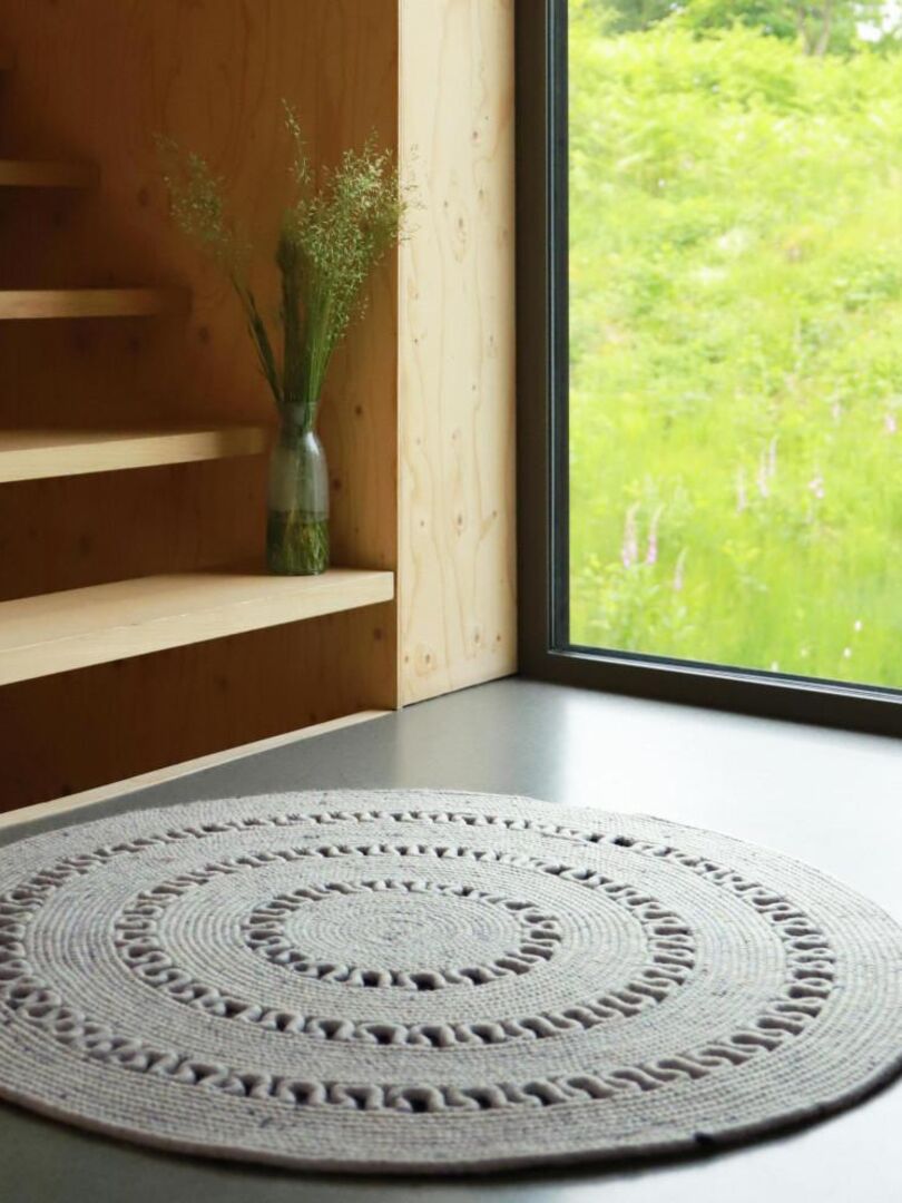 Tapis Coton Bibek Mango par Nattiot Orange clémentine Kiabi 136.51€