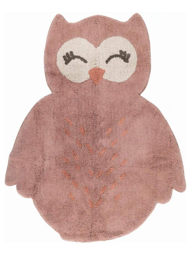 Tapis Coton Hibou Little Pepa par Nattiot Multicolore - Kiabi