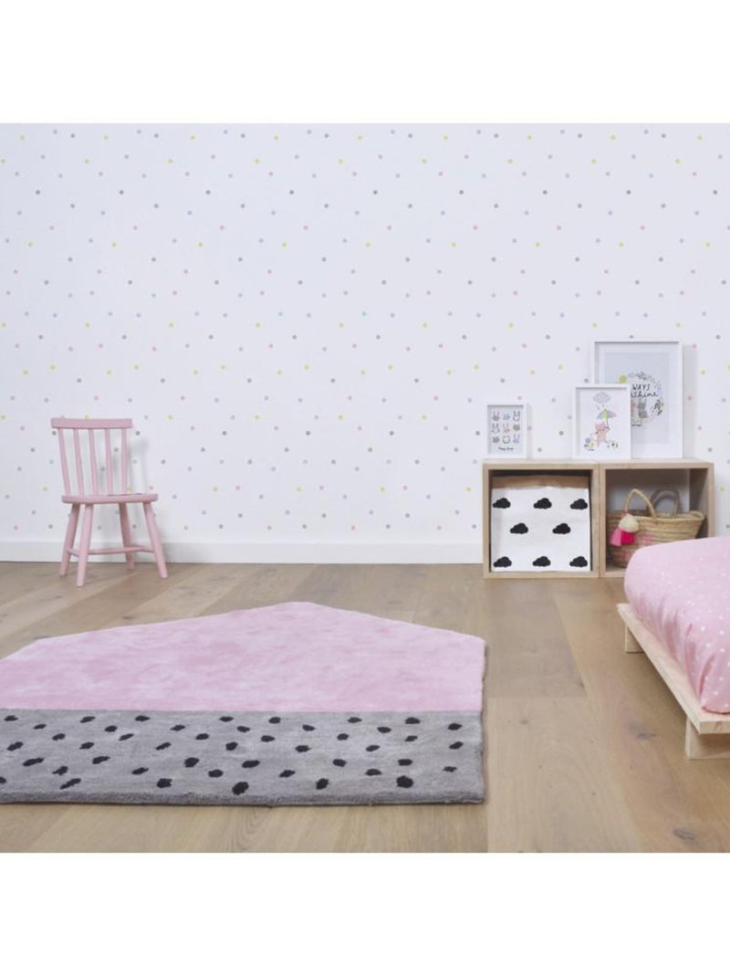 Tapis Coton La Maison par Lilipinso Rose - Kiabi