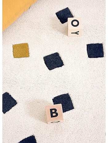 Tapis Coton Petits Carrés par Lilipinso