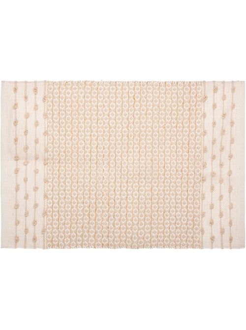 Tapis coton sable cuivre SABBIA - Kiabi
