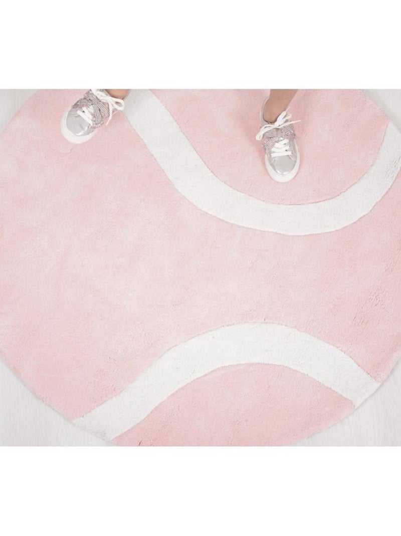 Tapis Coton Tennis Ball par Lilipinso Rose - Kiabi