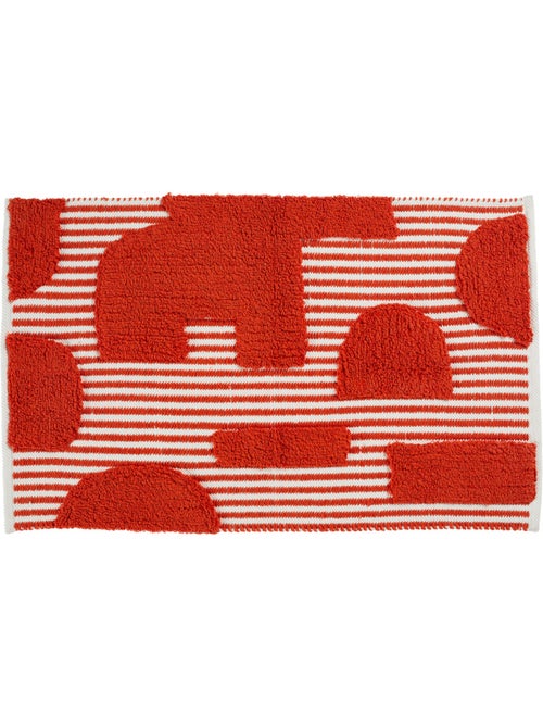 Tapis coton tufté 60x90cm POPPY - Kiabi