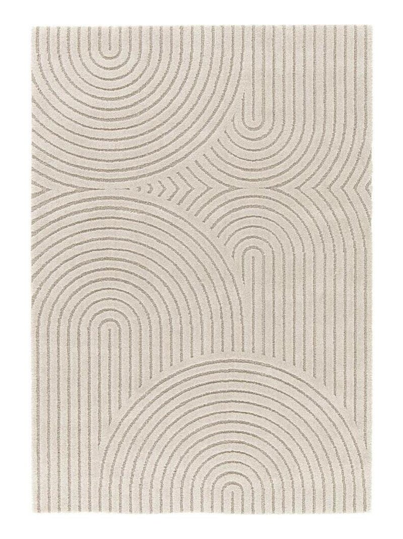 Tapis courbe gris rectangle Shawny Gris - Kiabi