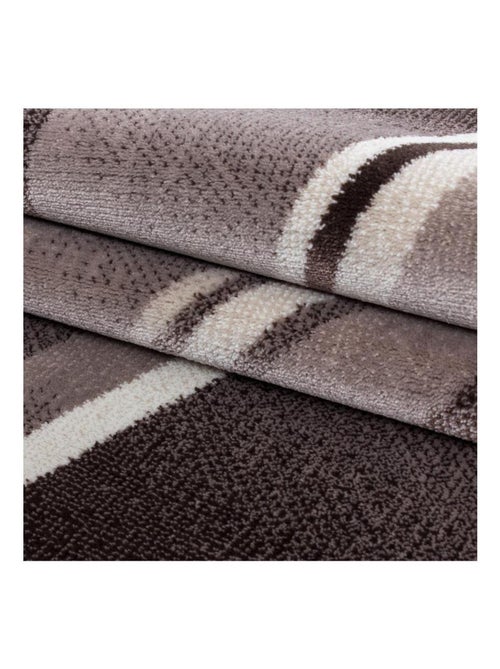 Tapis courbe moderne pour salon rectangle Jursic - Kiabi