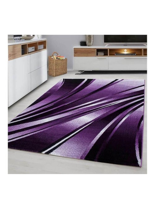 Tapis courbe moderne pour salon rectangle Jursic - Kiabi