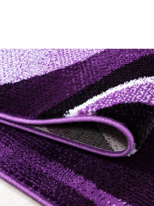 Tapis courbe moderne pour salon rectangle Jursic - Kiabi