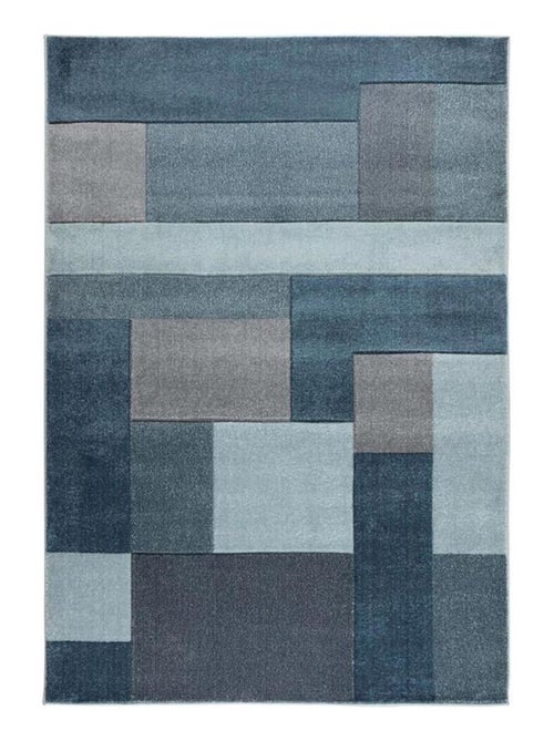 Tapis cubisme courtes mèches design pour salon Cosmos - Kiabi