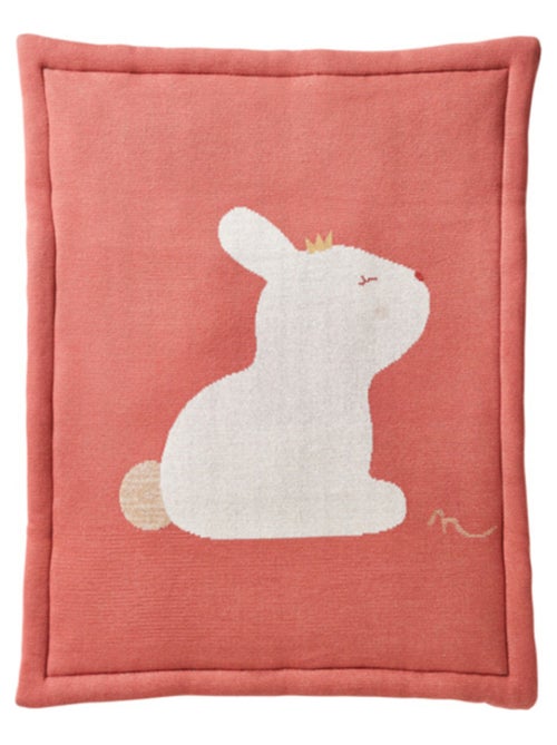 Tapis d'activités Popsie en mousseline, écru/rose poudré Noukie's - Kiabi