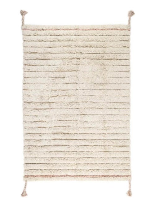 Tapis Dalia Nude en Coton - Kiabi