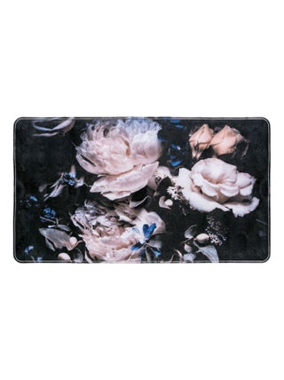Tapis de baignoire antidérapant fleurs Peony