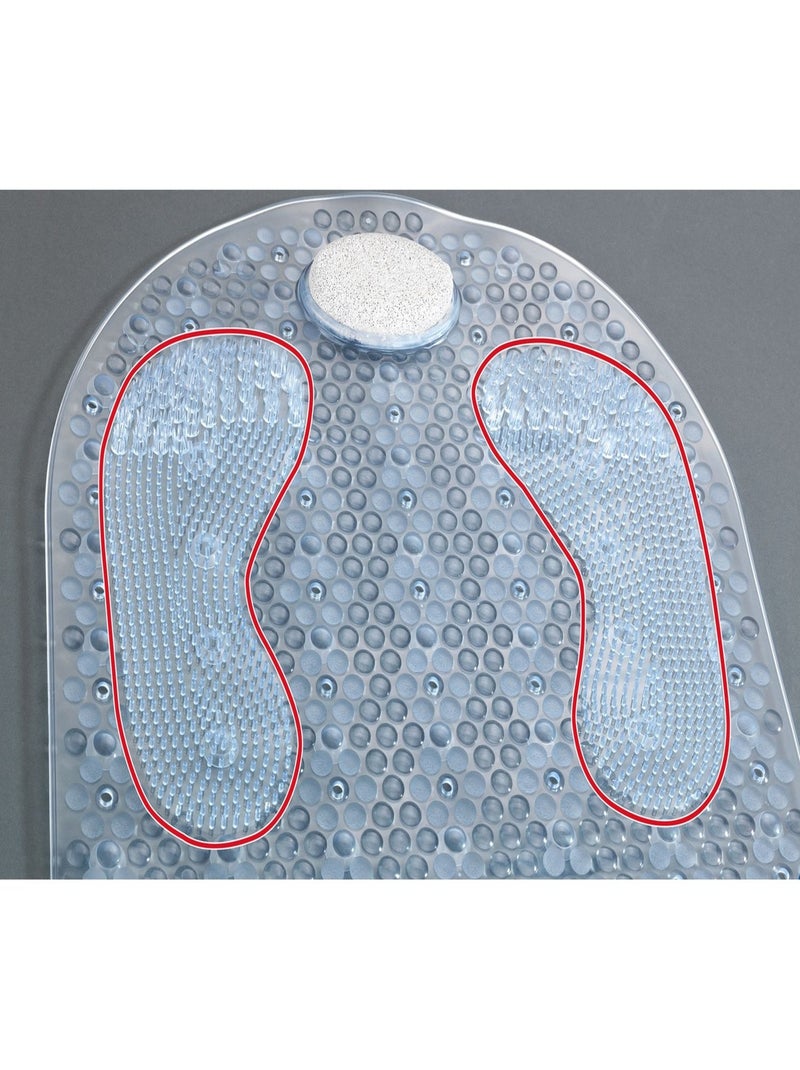 Tapis de baignoire soin des pieds Oly Blanc - Kiabi