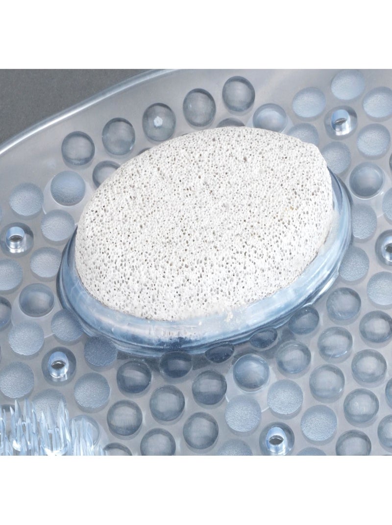 Tapis de baignoire soin des pieds Oly Blanc - Kiabi