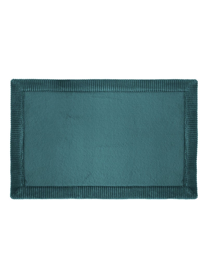 Tapis de bain - Atmosphera Bleu canard - Kiabi
