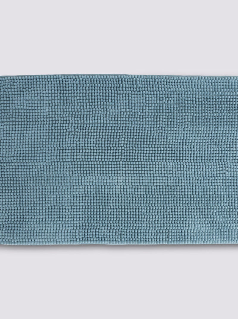 Tapis de bain - Atmosphera Bleu polaire - Kiabi
