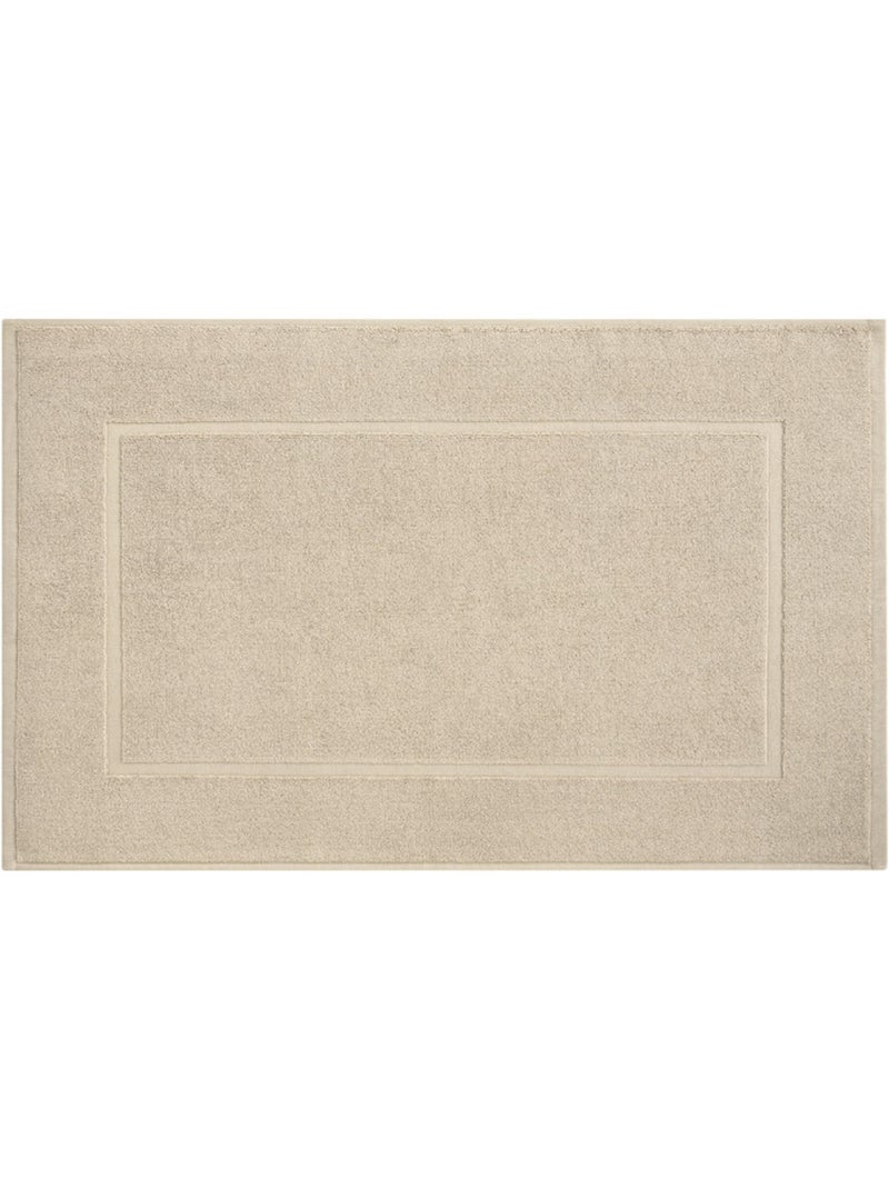 Tapis de bain - coton pur - 100% coton Beige - Kiabi