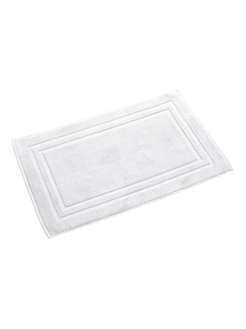 Tapis de bain - Coton Pur - 100% Coton Blanc - Kiabi