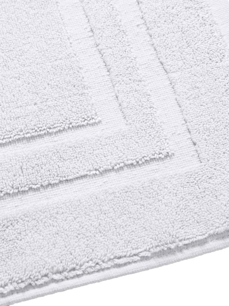 Tapis de bain - Coton Pur - 100% Coton Blanc - Kiabi
