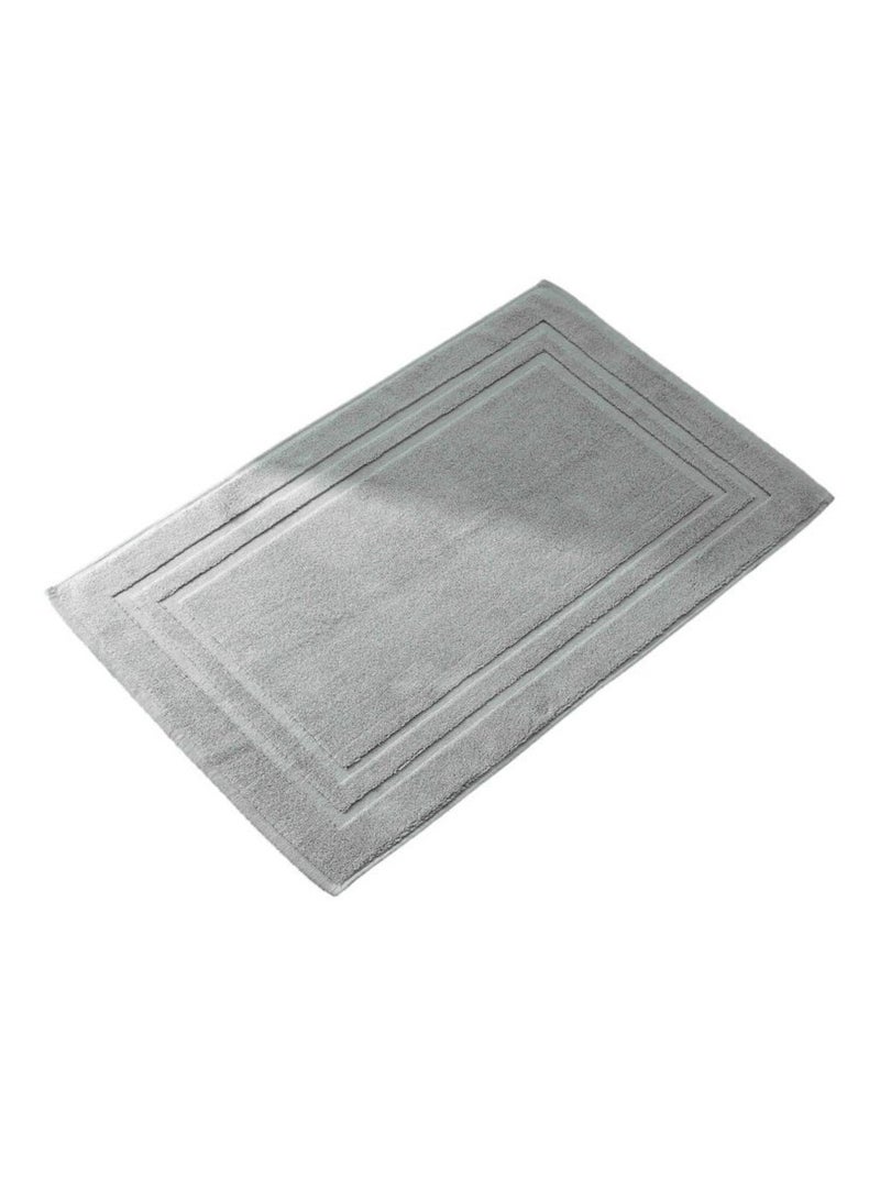 Tapis de bain - Coton Pur - 100% Coton Gris perle - Kiabi