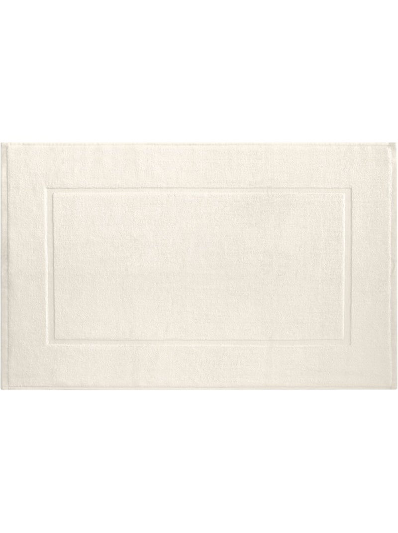 Tapis de bain - coton pur - 100% coton Ivoire - Kiabi