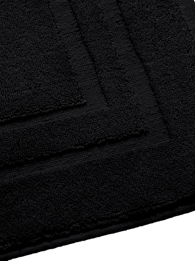 Tapis de bain - Coton Pur - 100% Coton Marron foncé - Kiabi