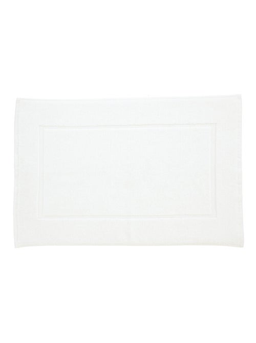 Tapis de bain - Coton Pur - 100% Coton peigné longues fibres - Kiabi
