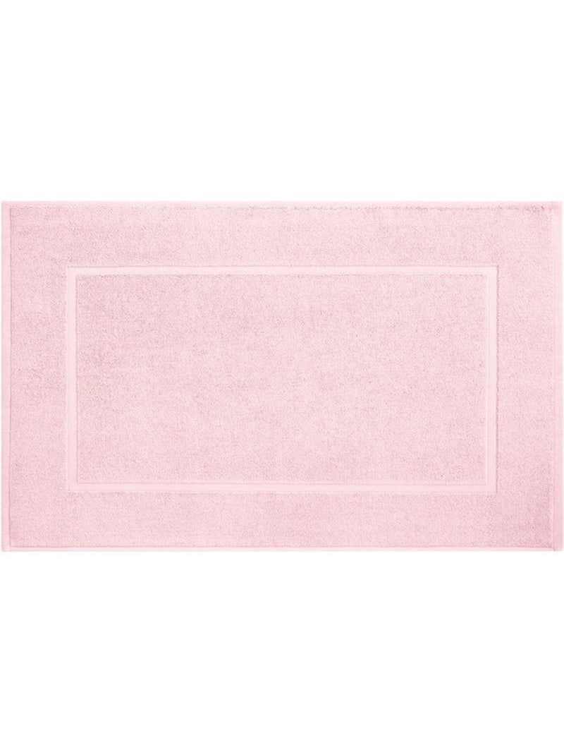 Tapis de bain - coton pur - 100% coton Rose clair - Kiabi
