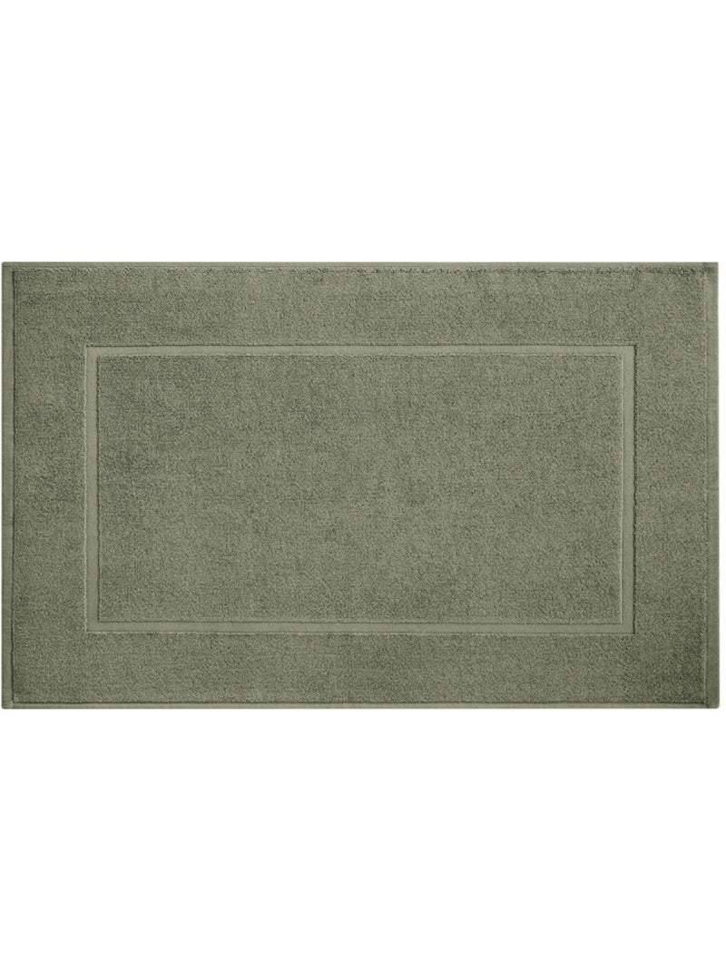 Tapis de bain - coton pur - 100% coton Vert - Kiabi