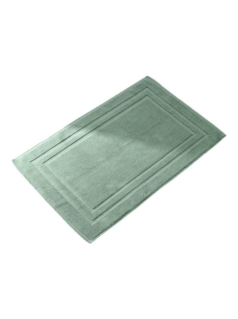 Tapis de bain - Coton Pur - 100% Coton Vert menthe - Kiabi