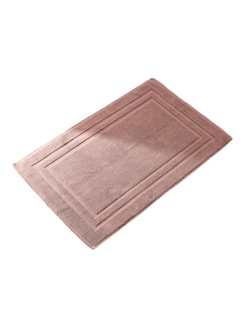 Tapis de bain - Coton Pur - 100% Coton Vieux rose - Kiabi