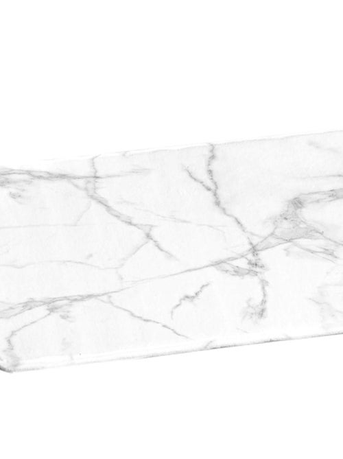 Tapis de bain   - Effet Marbre microfibre - Kiabi