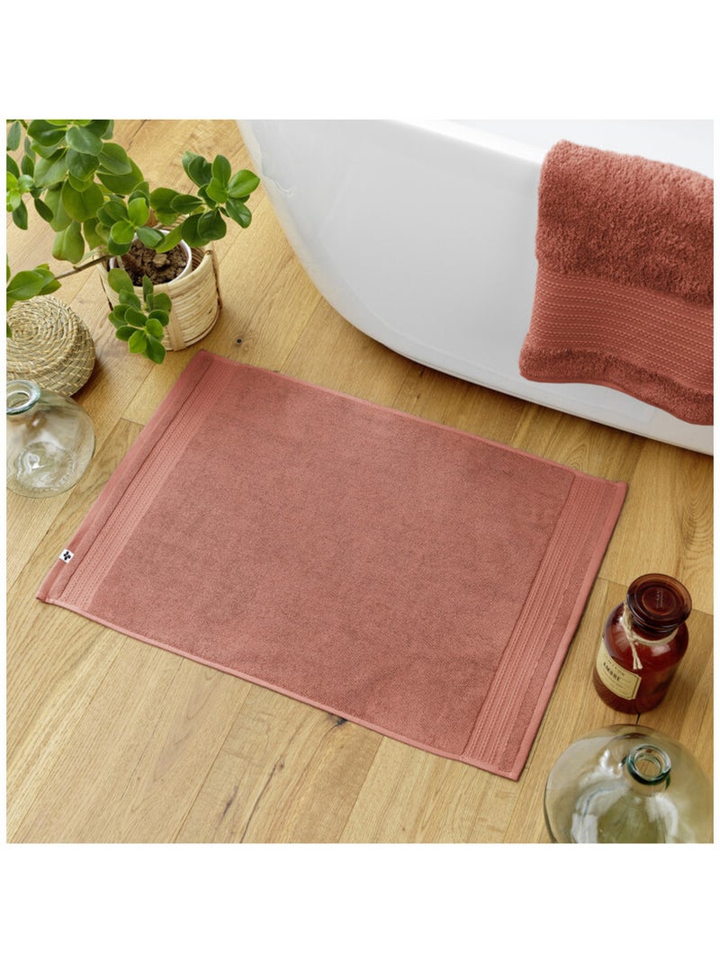 Tapis de bain - L'effet papillon - 100% Coton Bio Blanc - Kiabi