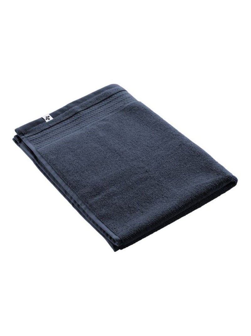 Tapis de bain - L'effet papillon - 100% Coton Bio Bleu nuit - Kiabi