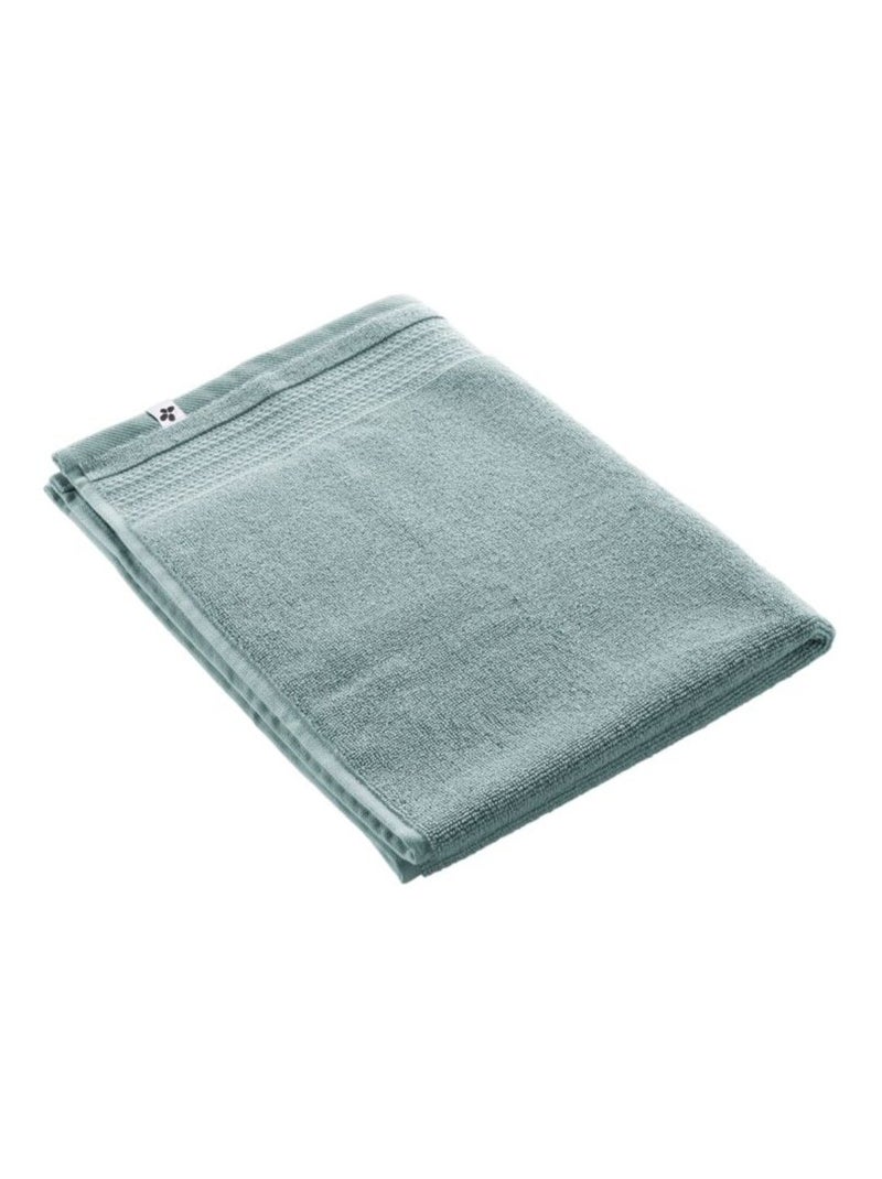 Tapis de bain - L'effet papillon - 100% Coton Bio Bleu polaire - Kiabi