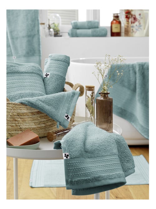 Tapis de bain - L'effet papillon - 100% Coton Bio - Kiabi