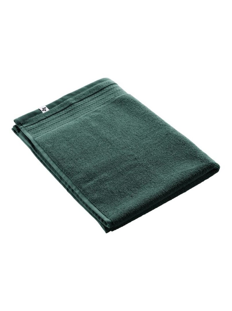 Tapis de bain - L'effet papillon - 100% Coton Bio Vert émeraude - Kiabi