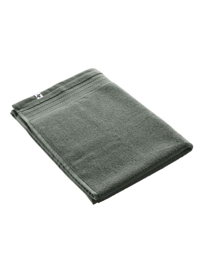 Tapis de bain - L'effet papillon - 100% Coton Bio Vert foncé - Kiabi