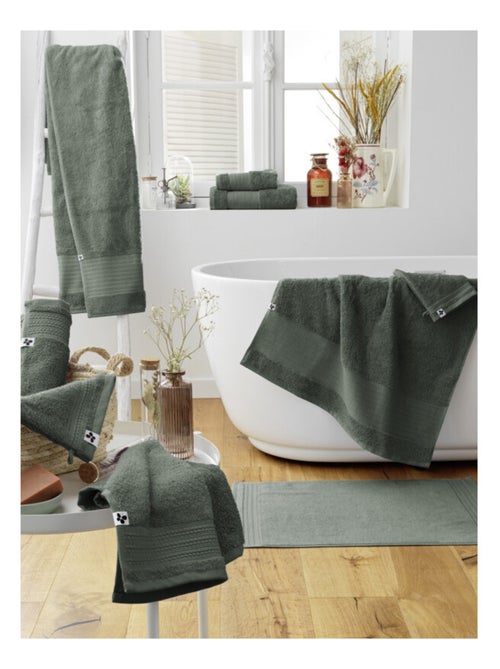 Tapis de bain - L'effet papillon - 100% Coton Bio - Kiabi