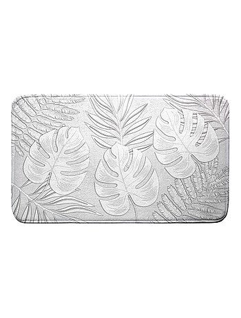 Tapis de bain 45 x 75 cm Feuilles d ambre