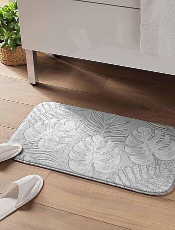 Tapis de bain 45 x 75 cm Feuilles d ambre