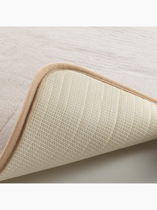 Tapis de bain 45 x 75 cm Vitamine Unie taupe - Kiabi