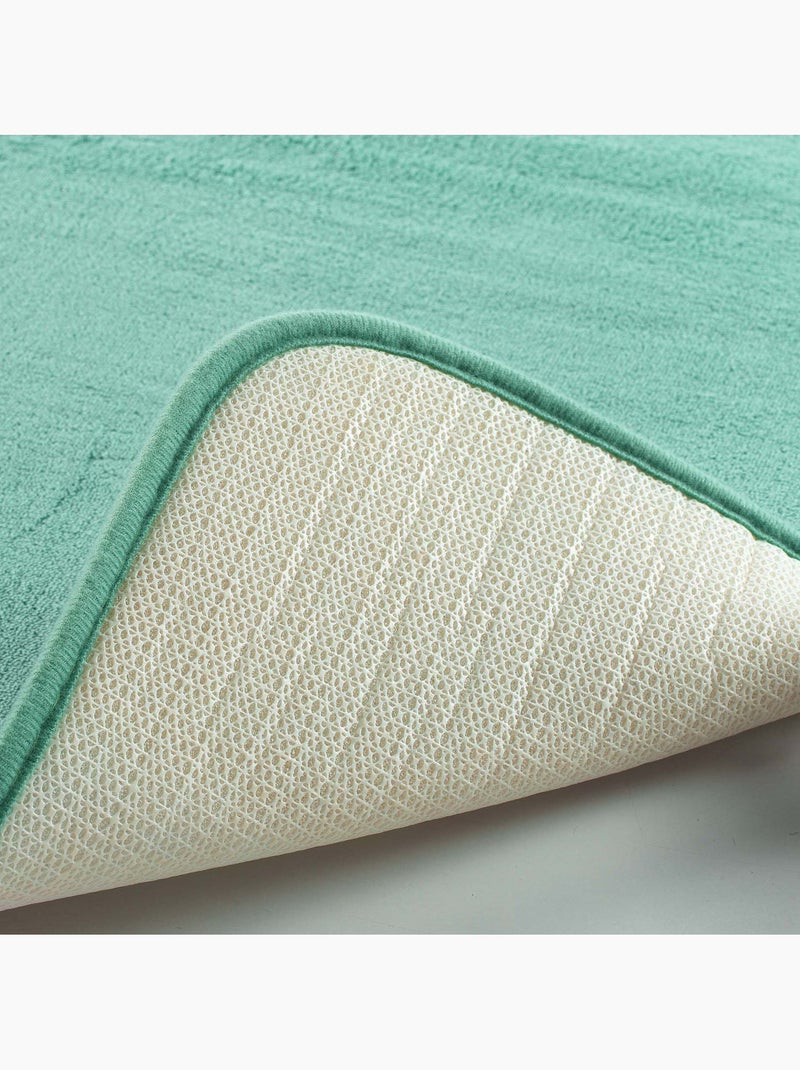 Tapis de bain 45 x 75 cm Vitamine Unie tilleul Vert tilleul - Kiabi