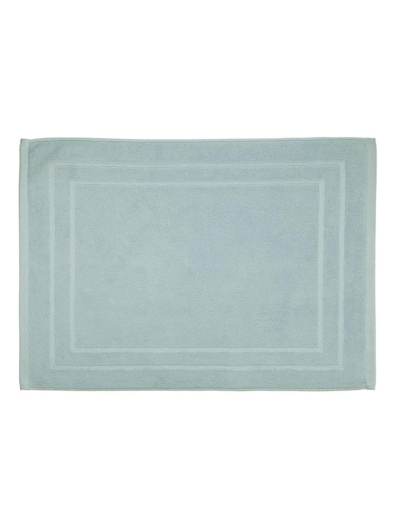 Tapis de bain 50 x 70 cm moderne bleu givre Bleu clair - Kiabi