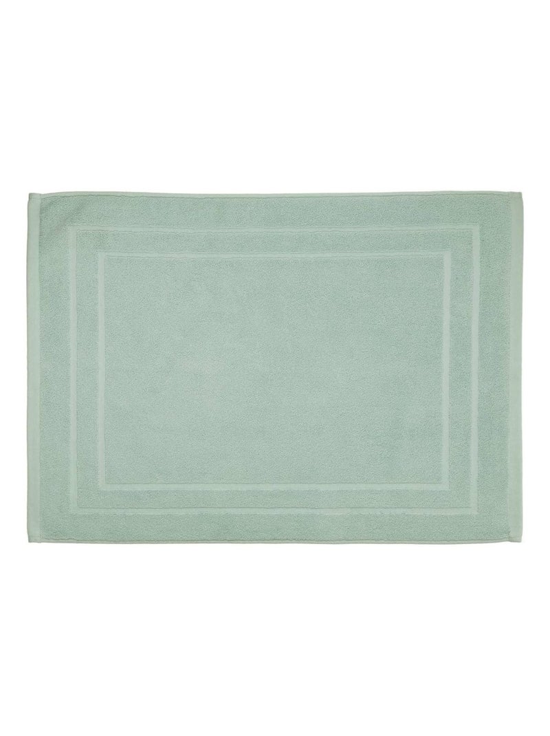 Tapis de bain 50 x 70 cm moderne celadon Vert clair - Kiabi