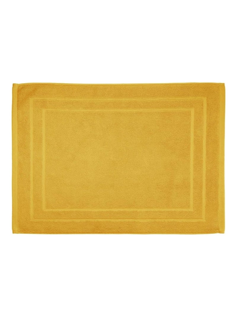 Tapis de bain 50 x 70 cm moderne ocre Jaune - Kiabi