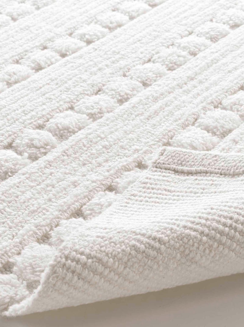 Tapis de bain 50 x 80 cm Cleonis Blanc - Kiabi