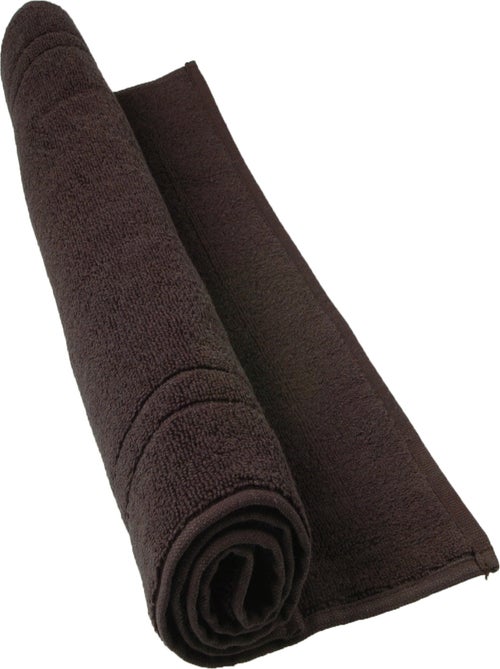Tapis de bain 50 x 80 cm en Coton couleur Noir - Kiabi