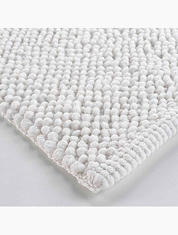 Tapis de bain 50 x 80 cm – Microfibre fils chenille – Ultra doux et absorbant – Yanis
