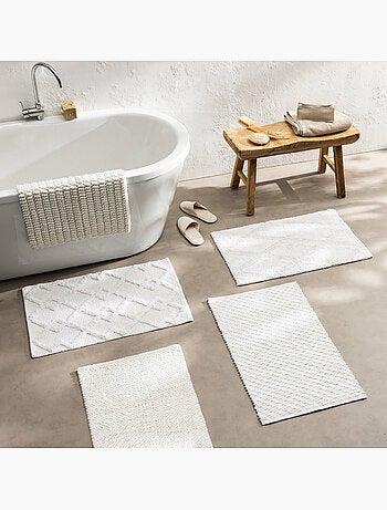 Tapis de bain 50 x 80 cm – Microfibre fils chenille – Ultra doux et absorbant – Yanis